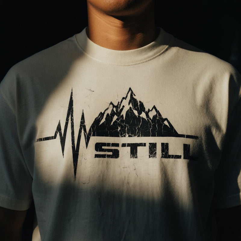 STILL 002 — Mountain Flatline Tee